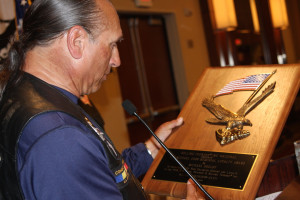 New York Myke Shelby received the Mike Cobb award, honoring Rolling Thunder’s recently deceased National Board Chairman.