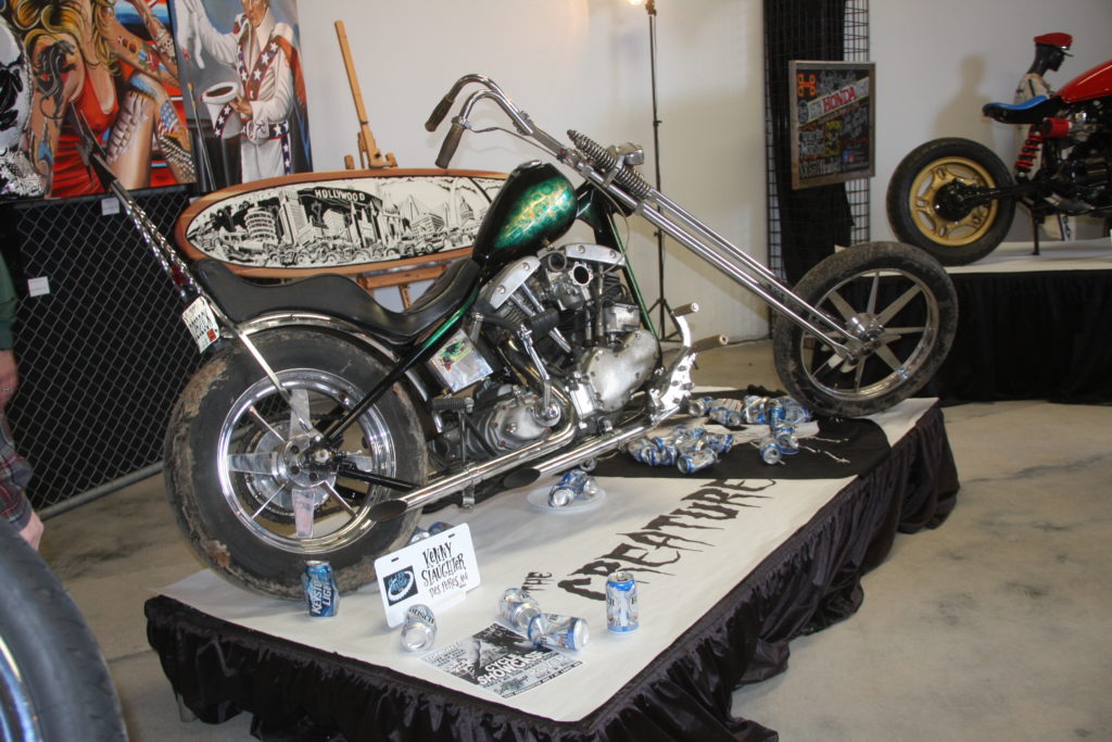 Kenny Slaughter's authentic chopper.