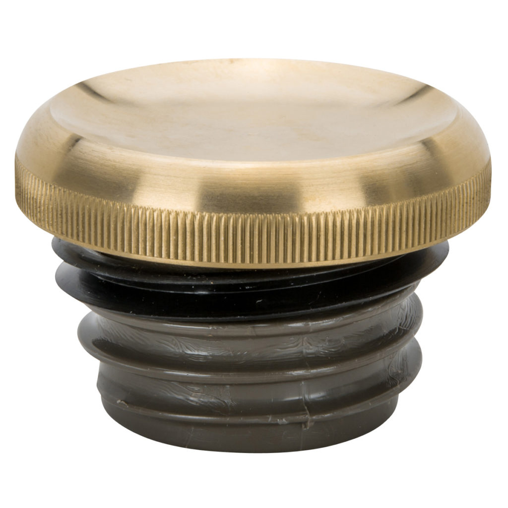 GG-04 Lowbrow Dished-Gas-Cap-brass