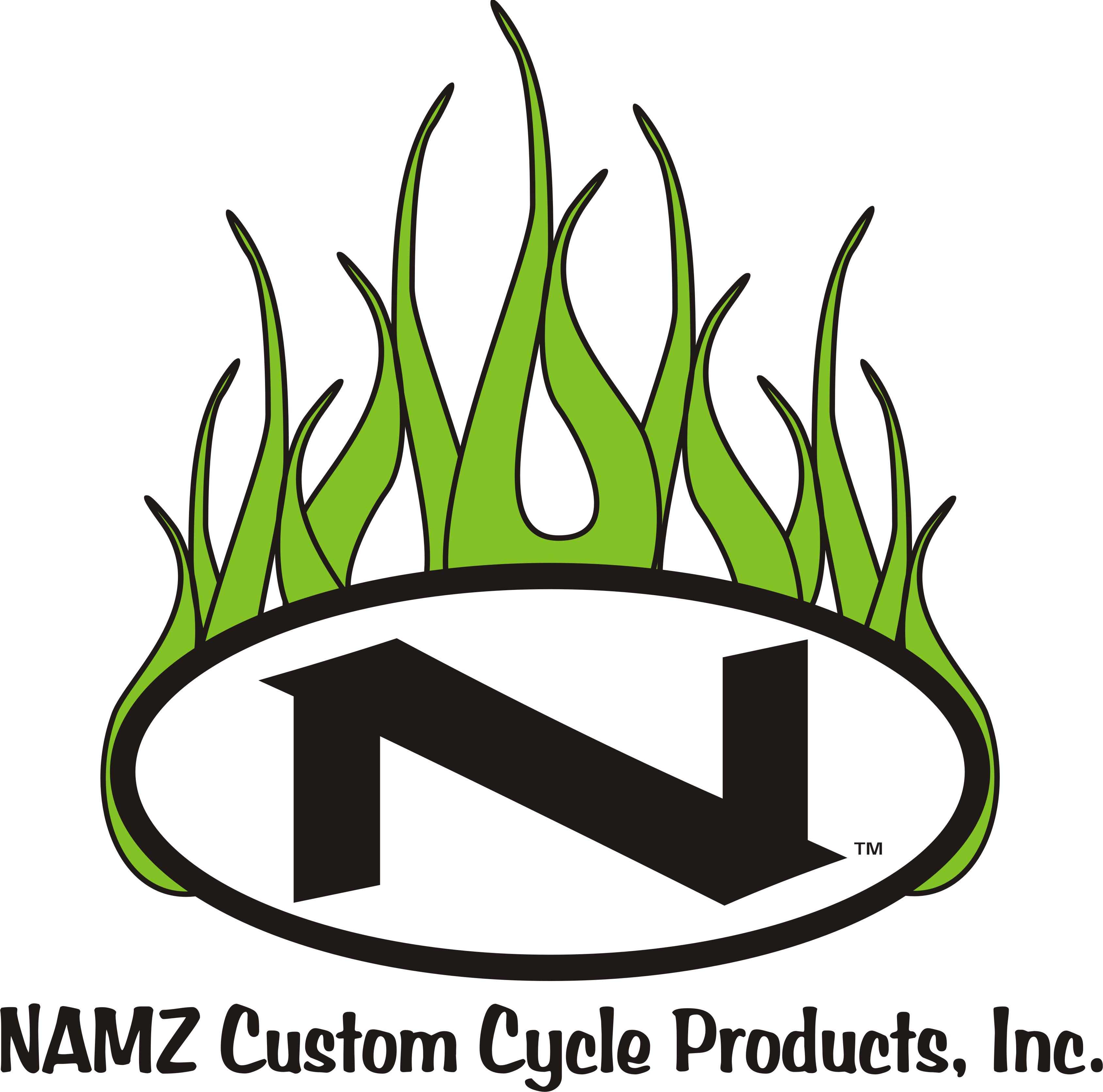NAMZ 12x12 Flame Logo White