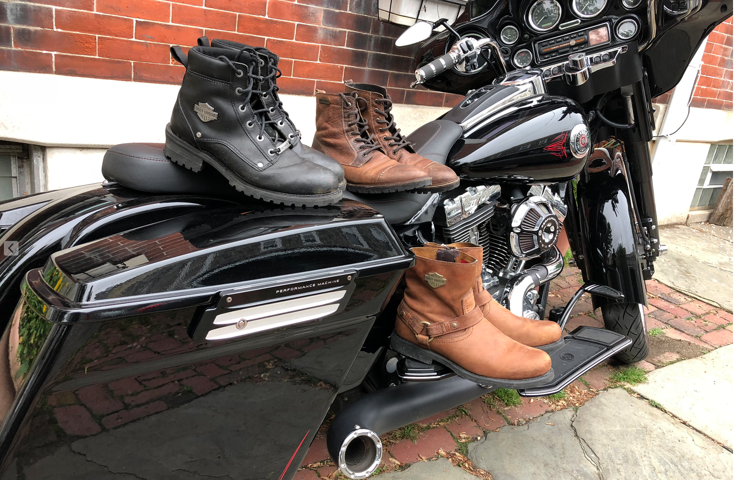 harley davidson scout boots