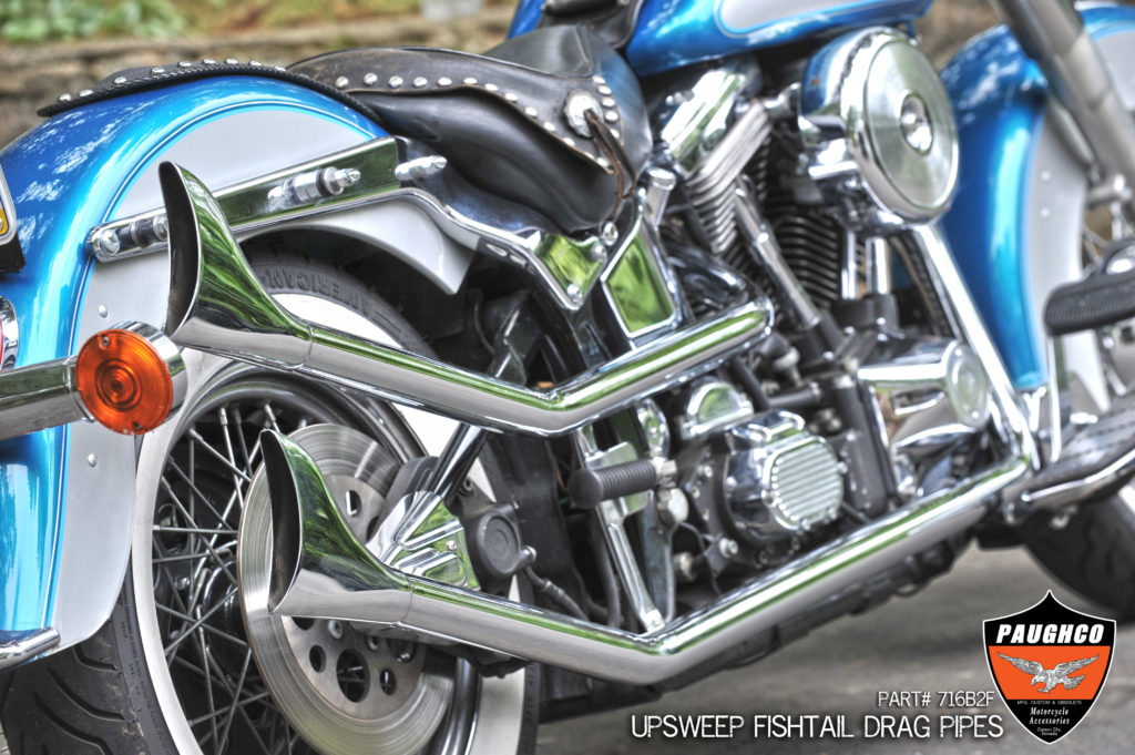 fishtail pipes for heritage softail