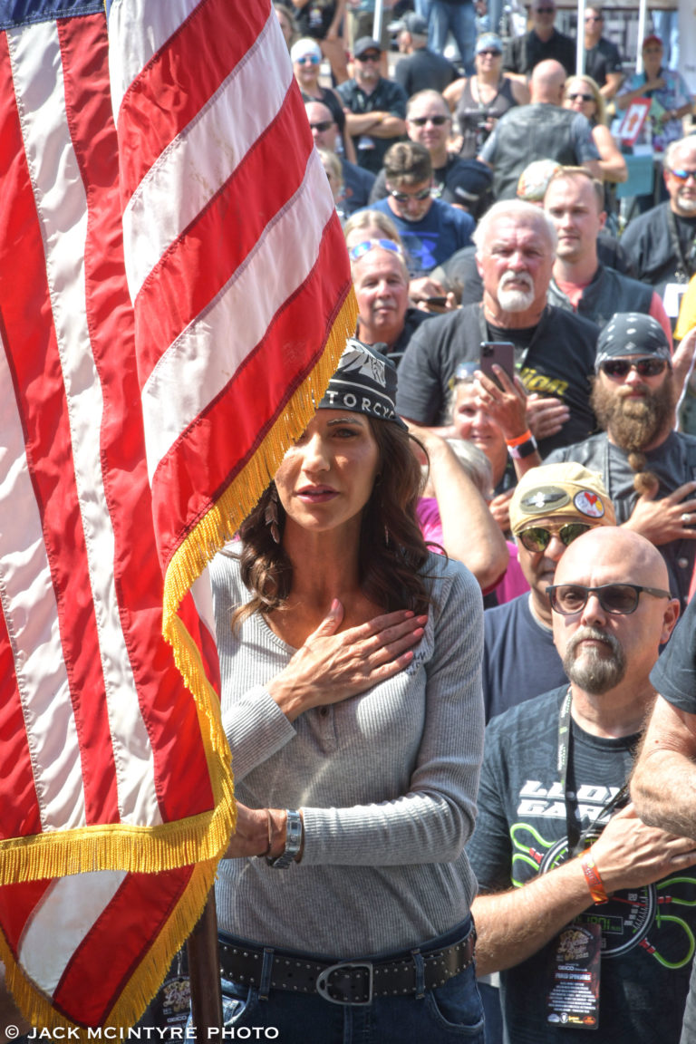 Deadwood was Electric with Governor Kristi Noem during the Legends Ride