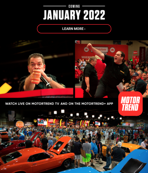 MotorTrend and Mecum Auctions to Share Details of New Partnership at