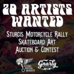 Art On Deck Charity Auction and Contest, Flying Piston Benefit, Sturgis Rally 2024.