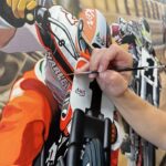 Sturgis Motorcycle Museum to Unveil New Scott Jacobs Painting Featuring Flat Track Racing Champions Scotty Parker and Jared Mees