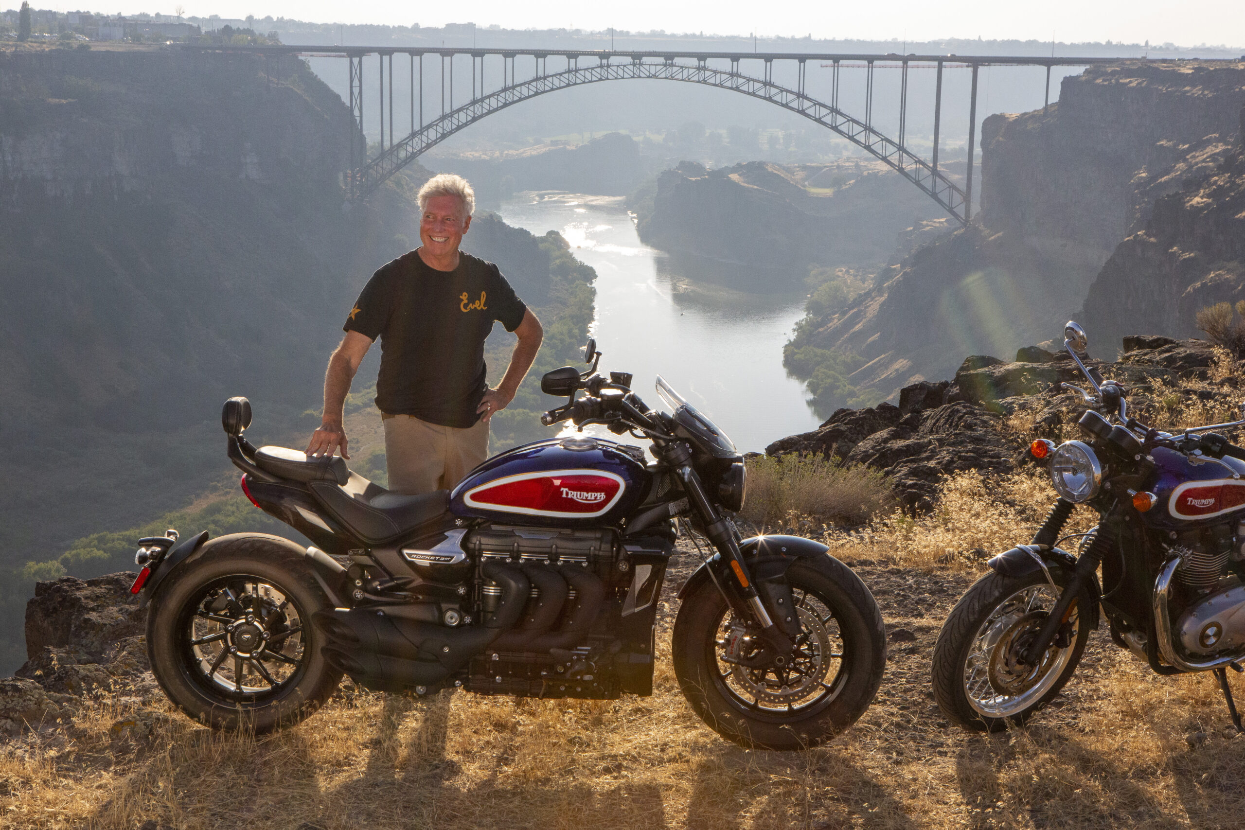 TRIUMPH CELEBRATES 50TH ANNIVERSARY OF EVEL KNIEVEL'S ROCKET JUMP