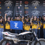 High School Students Build Motorcycle with Racing Legends, Earn Victory Lap at Tennessee Flat Track Event.